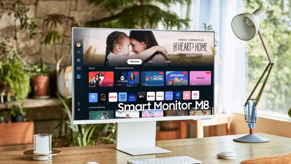Samsung Smart Monitor M8 con intelligenza artificiale