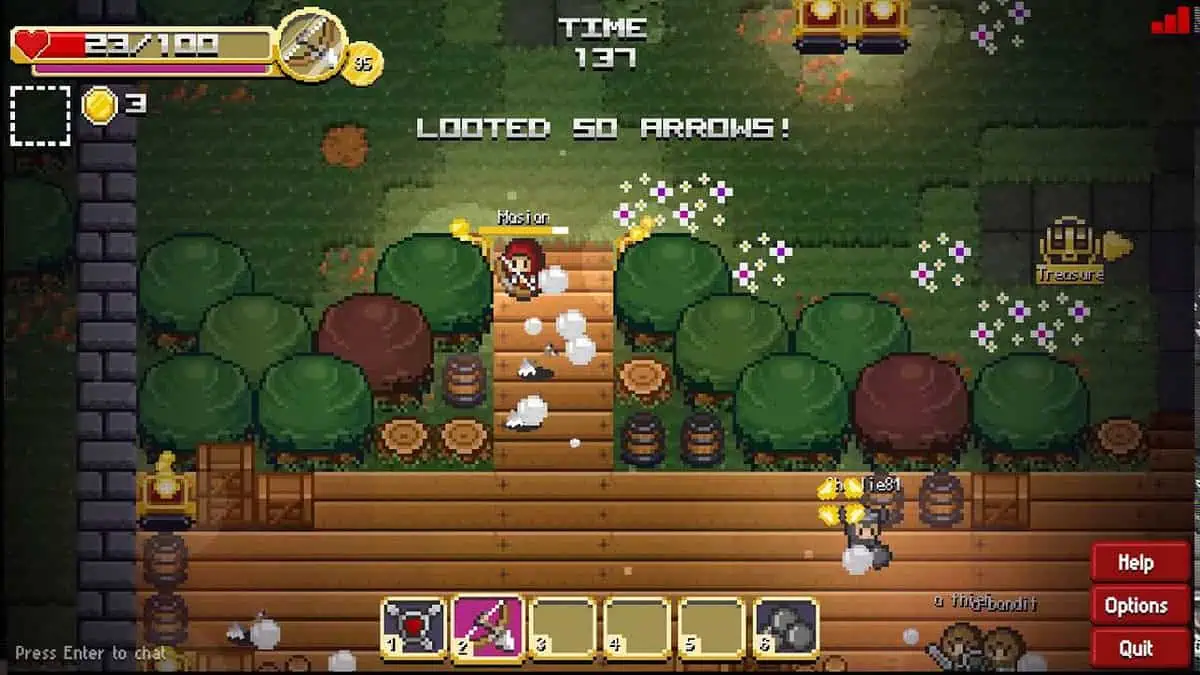 Treasure Arena gameplay