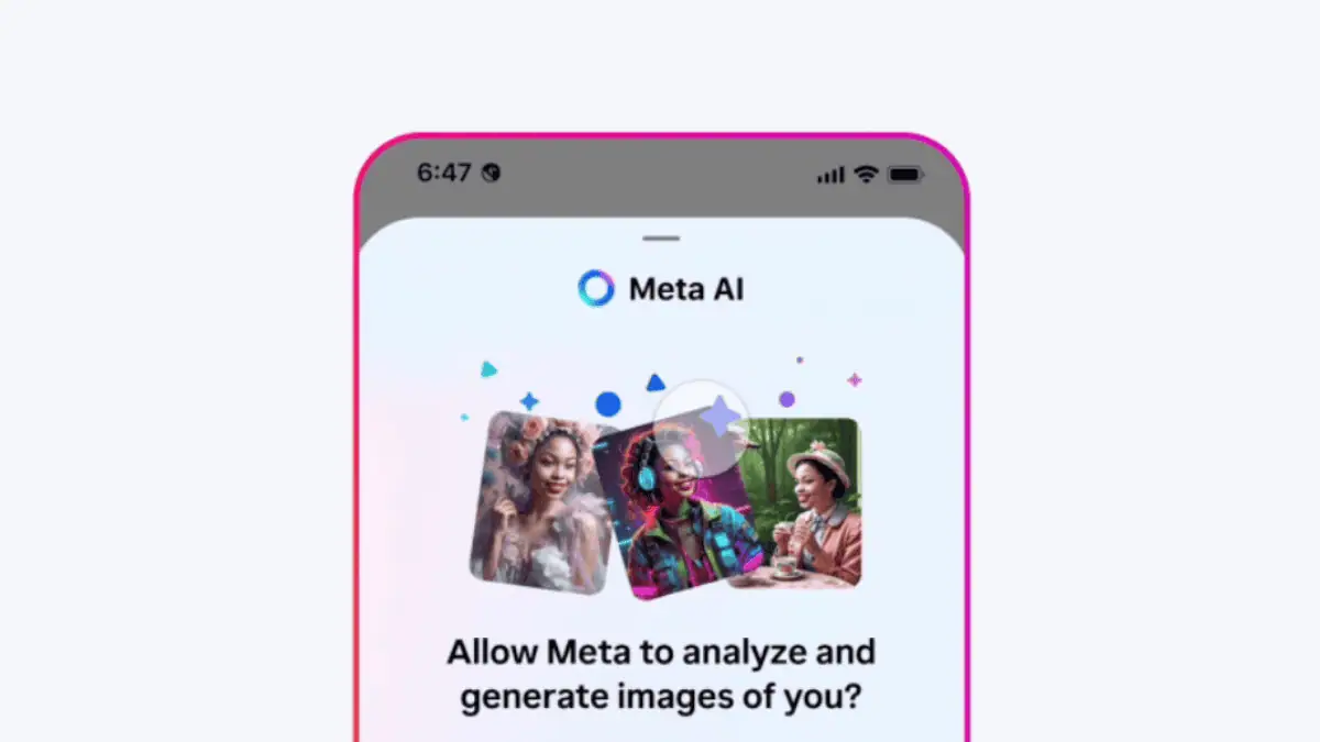Imagine Me feature on Meta AI