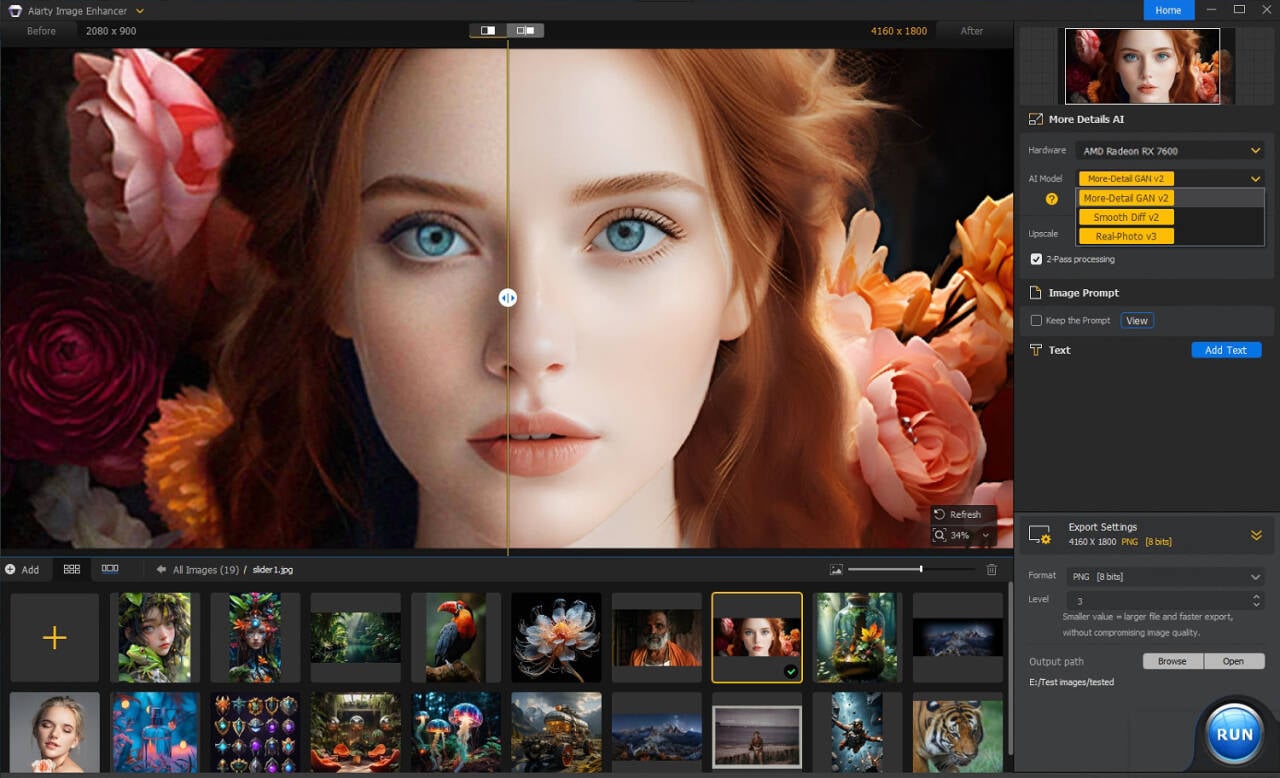 Recensione di Aiarty Image Enhancer