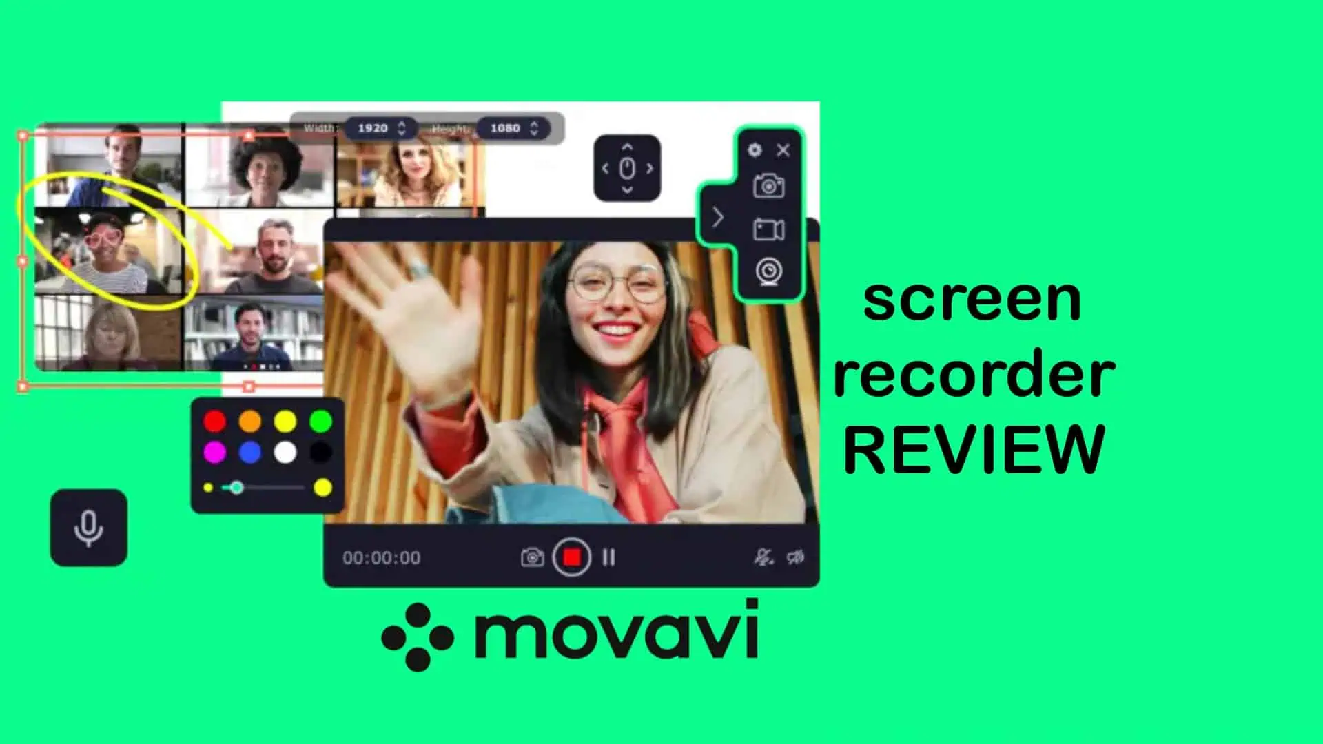 סקירת מקליט מסך של Movavi