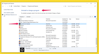 ShareFile for Outlook Has Fired an Exception Error [SOLVED]