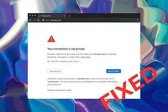 how to fix not secure website in chrome windows 10