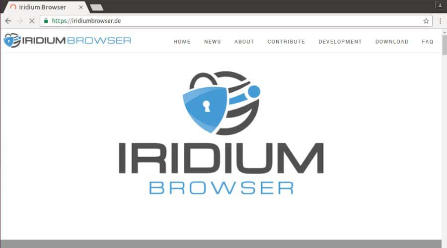 Iridium - Most transparent Epic Privacy Browser alternative