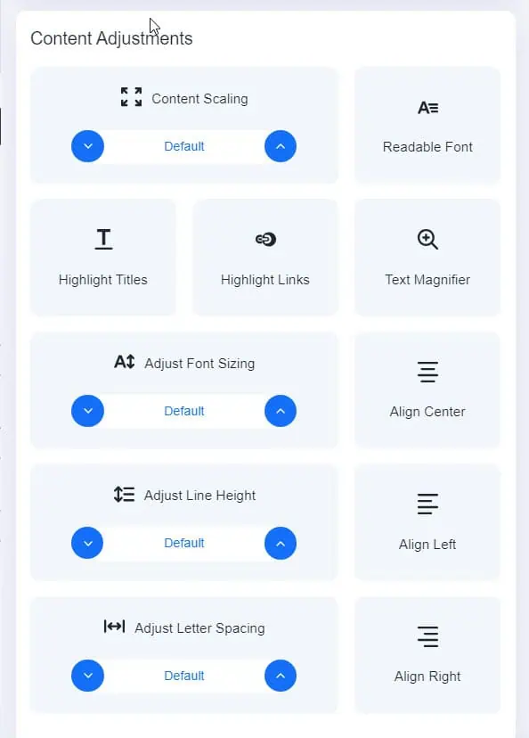 accessibility profile 2