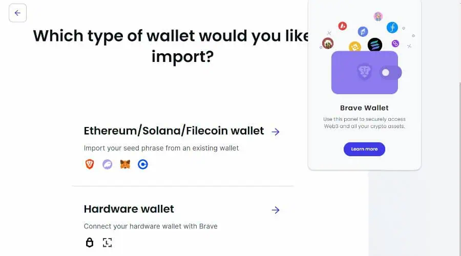 Brave wallet