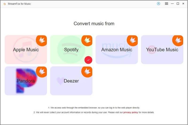 Convert Spotify music to MP3 or other platforms