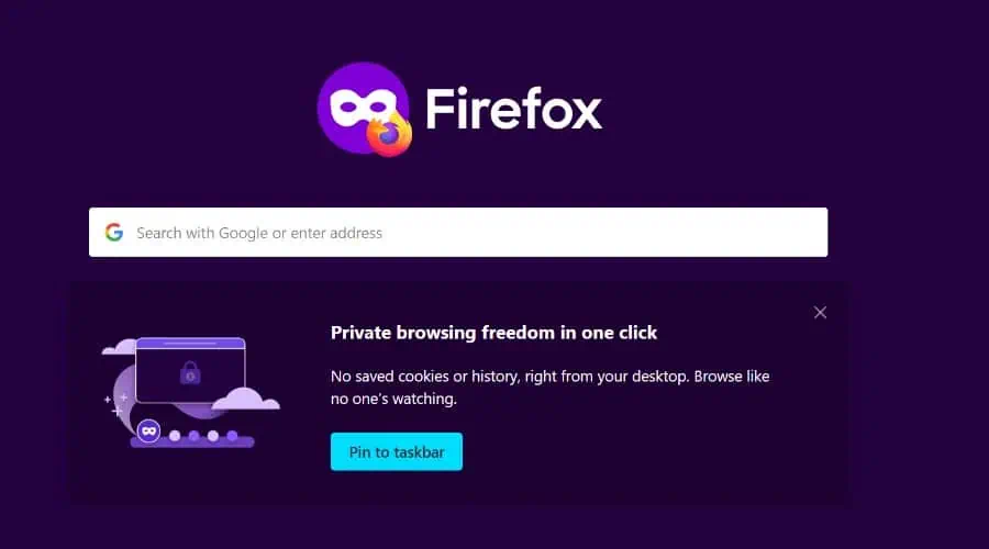 Firefox Private Window