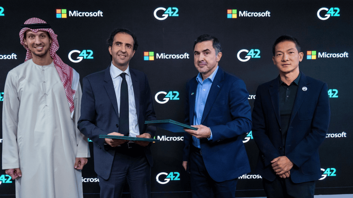 Microsoft et G42 AI à Abu Dhabi