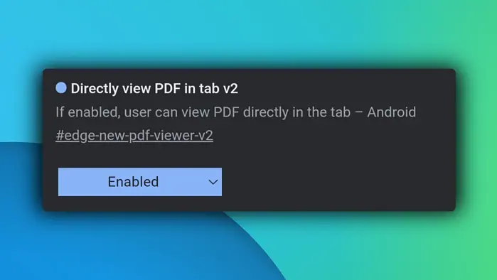 Edge for Android - Open PDF without downloading