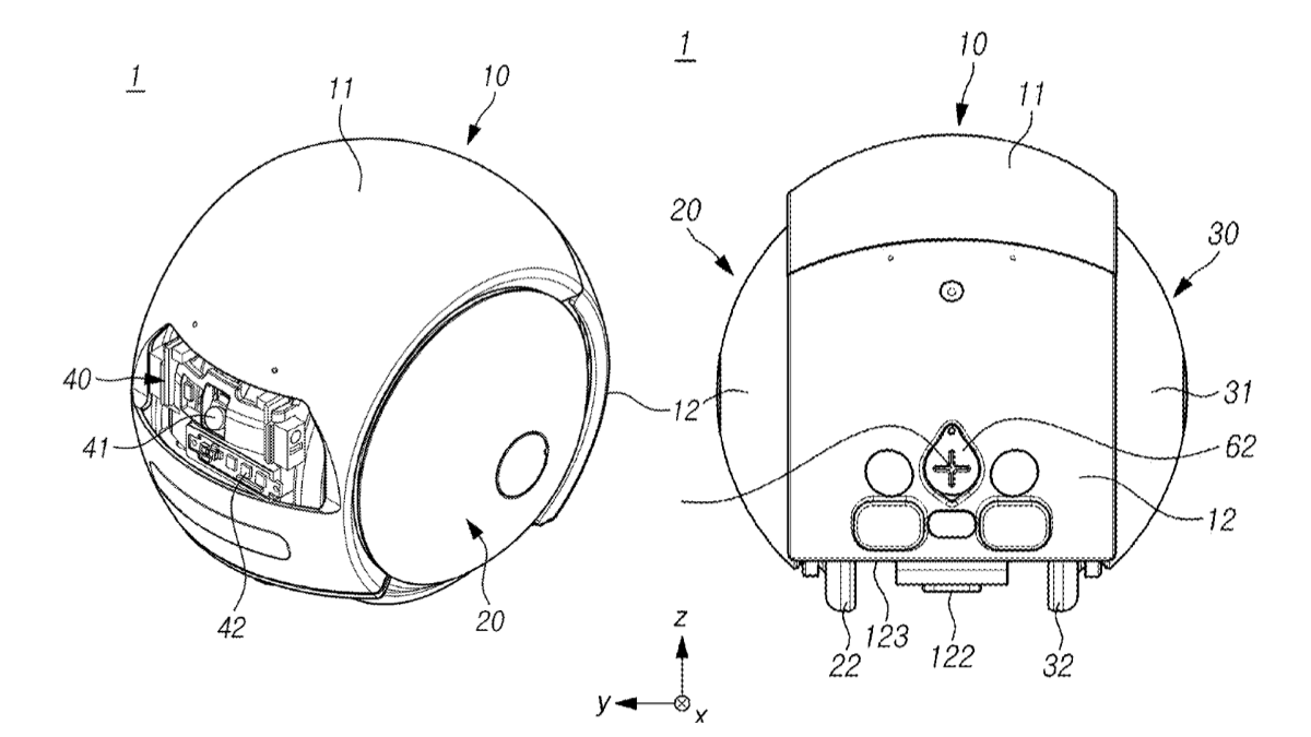 Samsung robot for pets