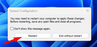 Restart PC