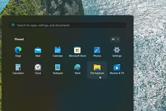 Penjelajah Berkas, Windows 11