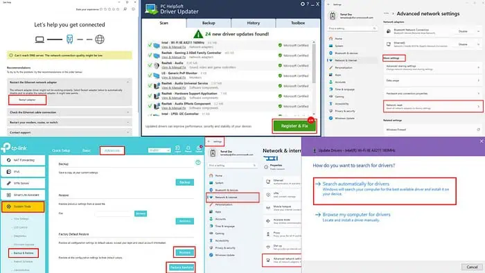 Problem With Wireless Adapter or Access Point Windows 11