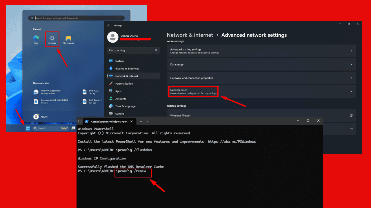 DNS Address Cannot Be Found Windows 11