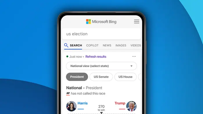 Microsoft Bing 2024 elections