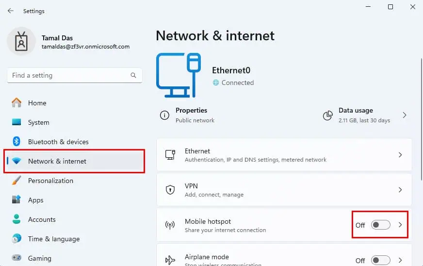 mobile hotspot