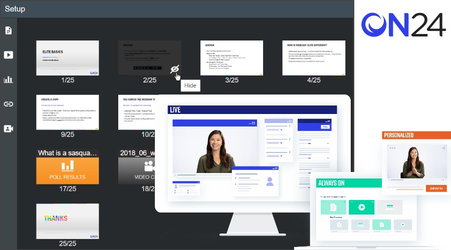 ON24 - Best virtual meeting platforms for large groups and enterprises