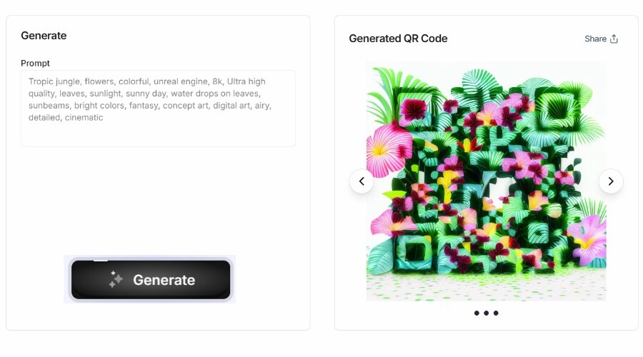 QR code generator