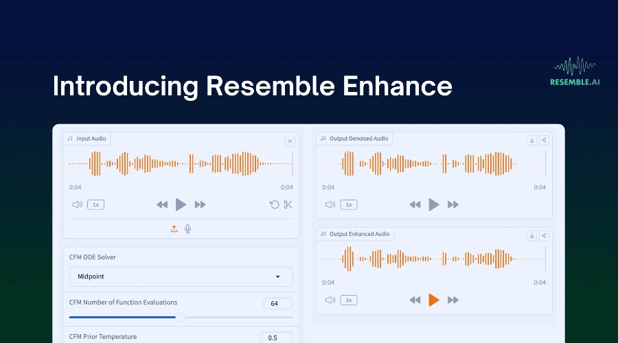 Resemble AI Audio Enhancer