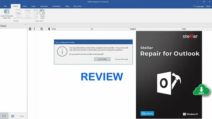 Stellar Repair for Outlook Review