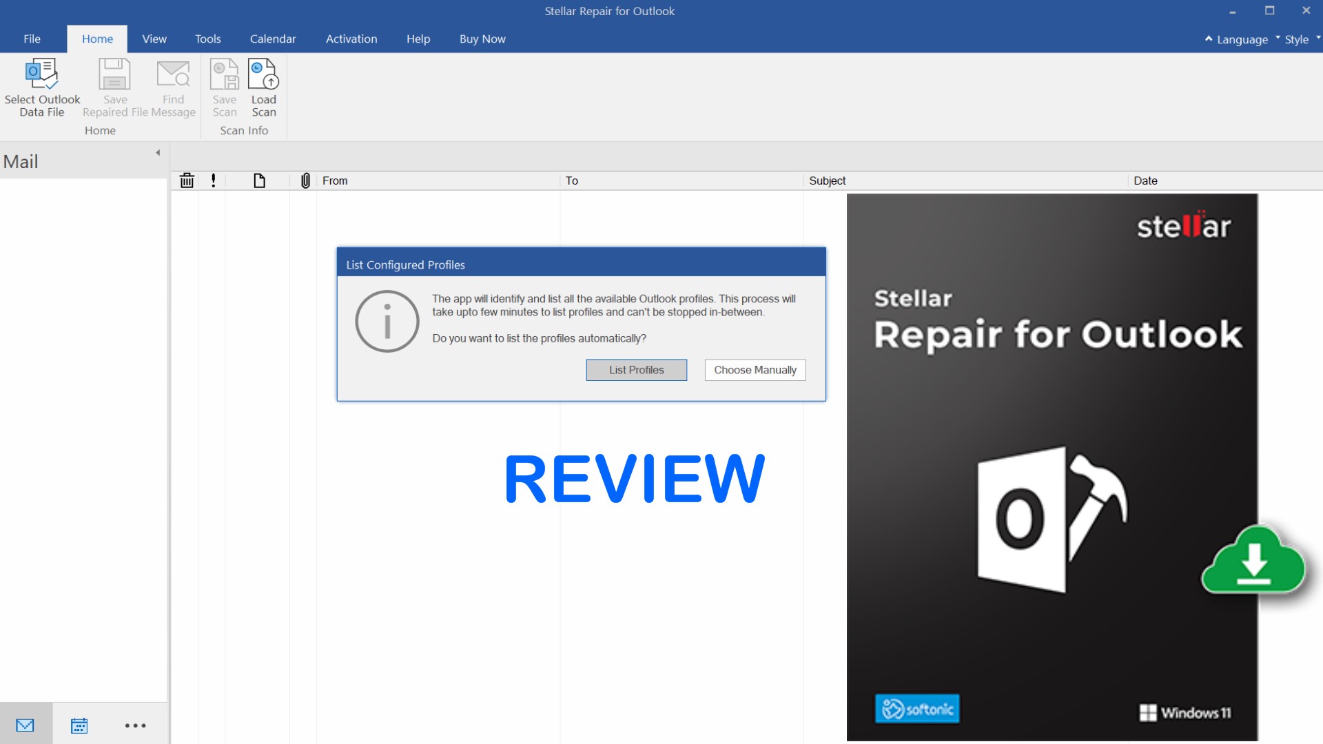 Évaluation de Stellar Repair pour Outlook