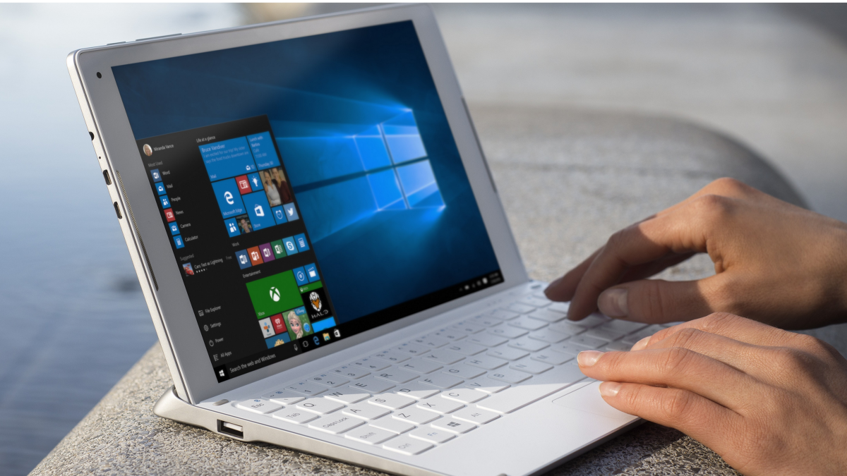 Computadora portátil con Windows 10