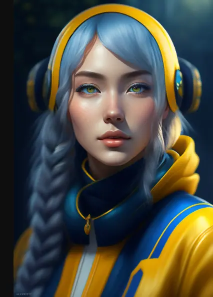 Ukrainian Anime Character