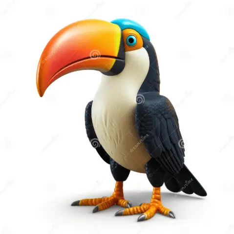 A Vibrant Toucan