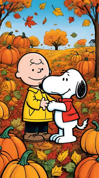 Snoopy and Charlie Brown