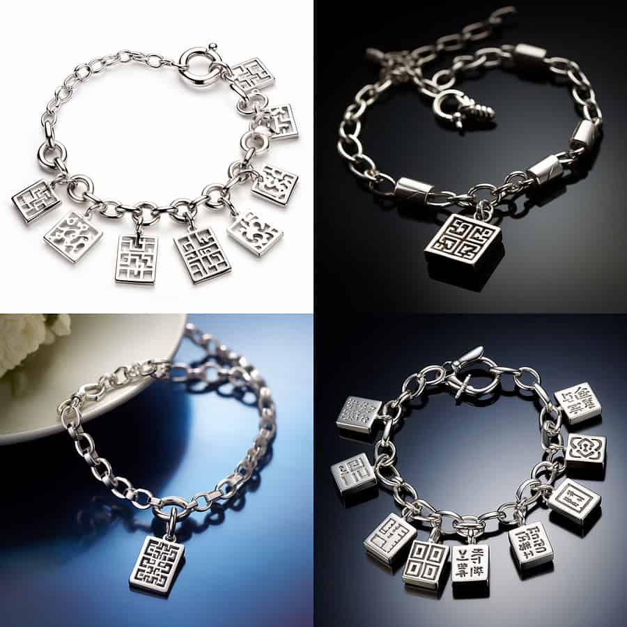 Chinese Character Charm Bracelet