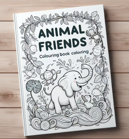 Animal Friends Colouring Book