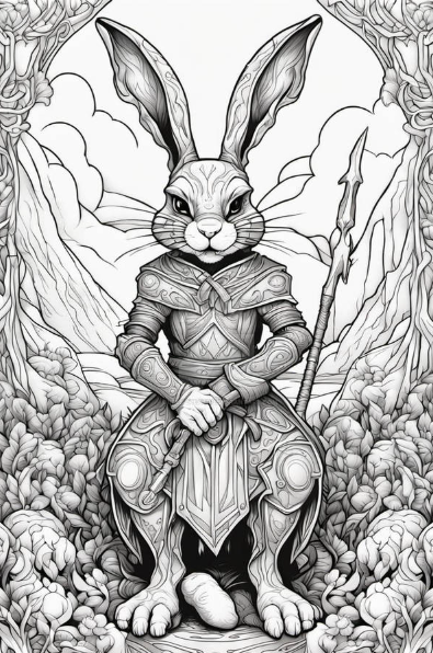 Dark Fantasy Evil Easter Bunny