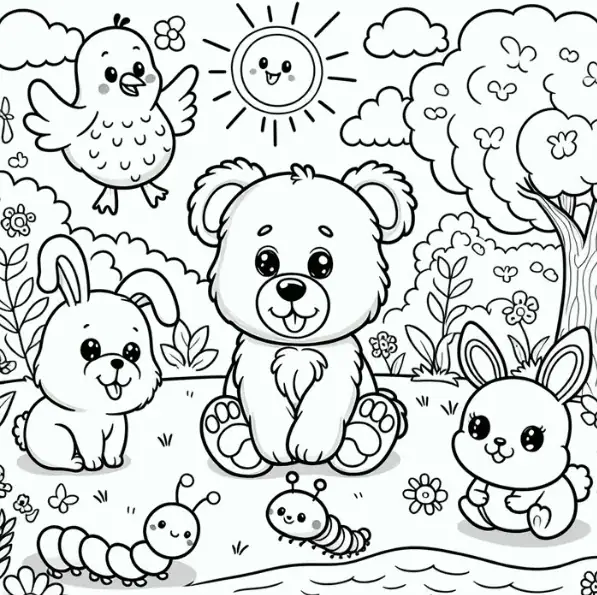 Charming Animal Friends for Kids