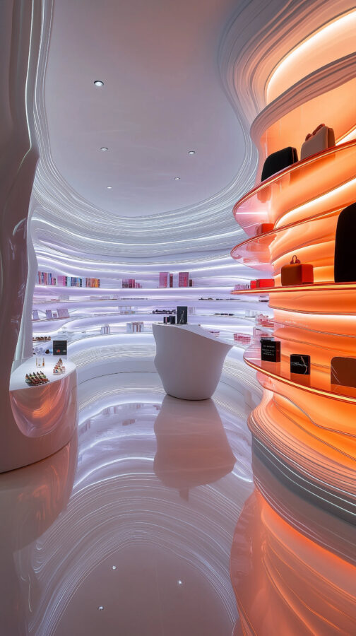 Futuristic Retail Gallery