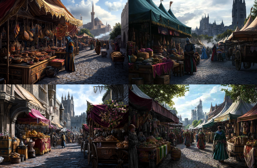 Marketplace Scene