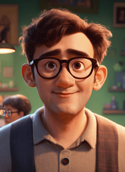 A Man With Glasses