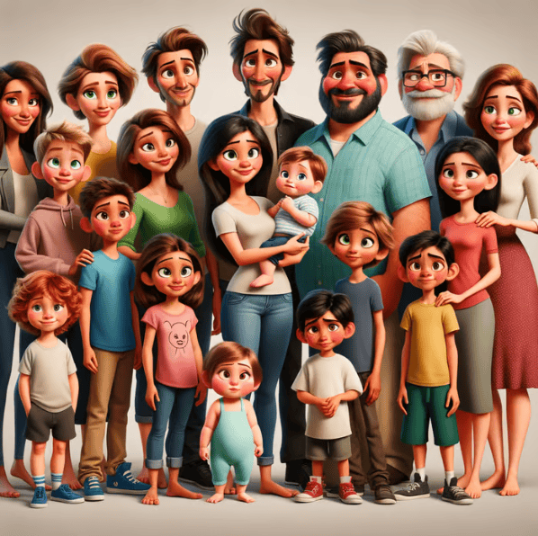 Magical Pixar-Disney Family