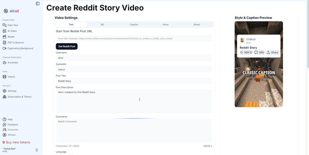 Reddit Story