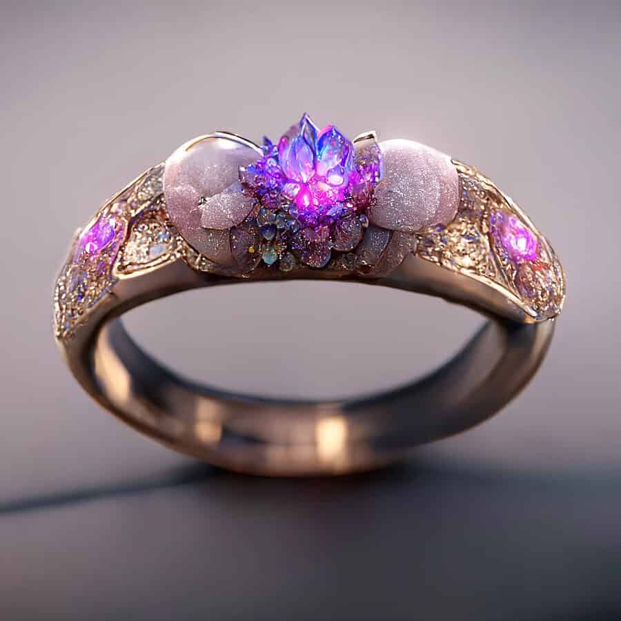 Sakura Themed Ring