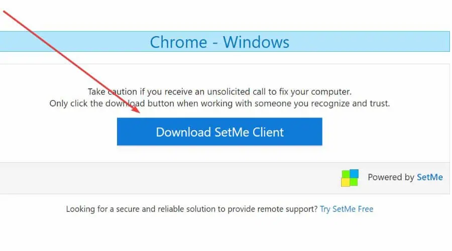 Download SetMe Client