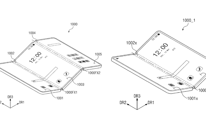 פטנט של סמסונג לסמארטפון משולש