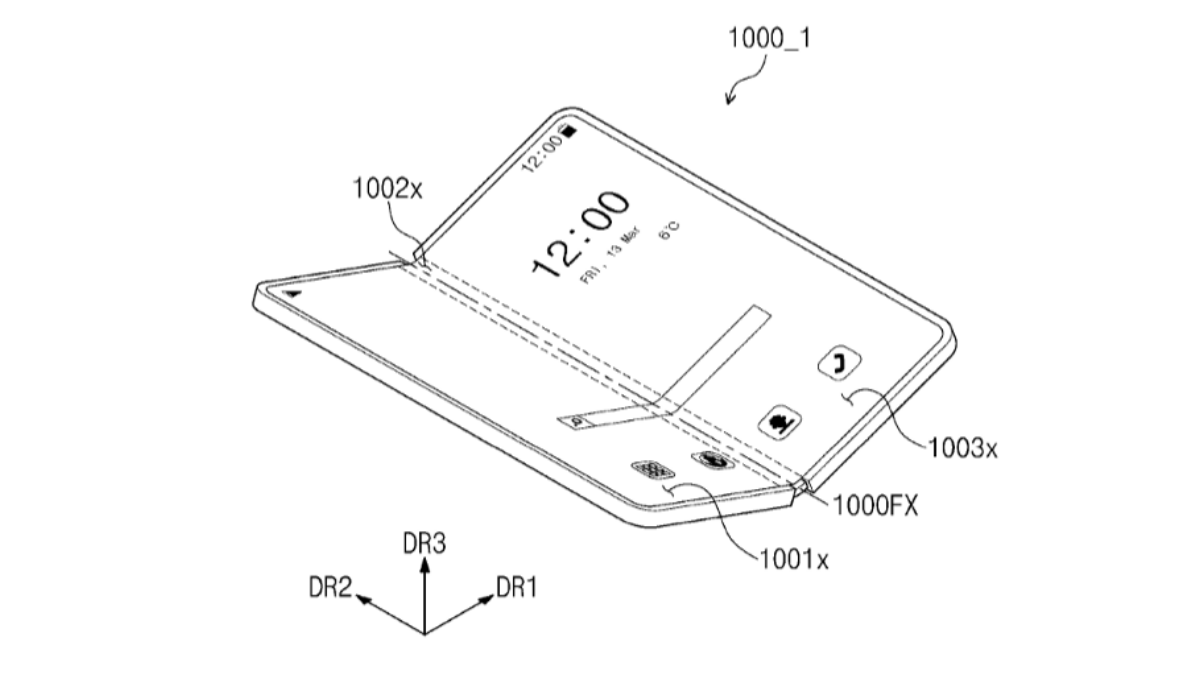 Samsung's tri-fold smartphone patent