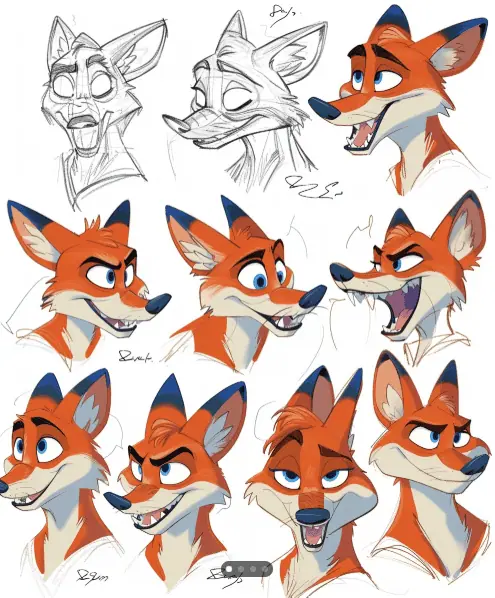 Cartoon Fox