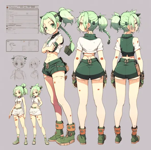 Anime Girl Character Design