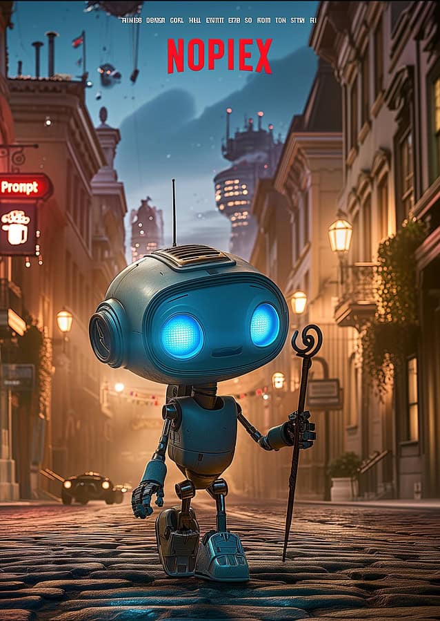 Disney's Wall-E Style Movie Poster