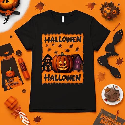 Halloween Inspired T-Shirt Design