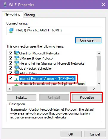 IPv4 properties