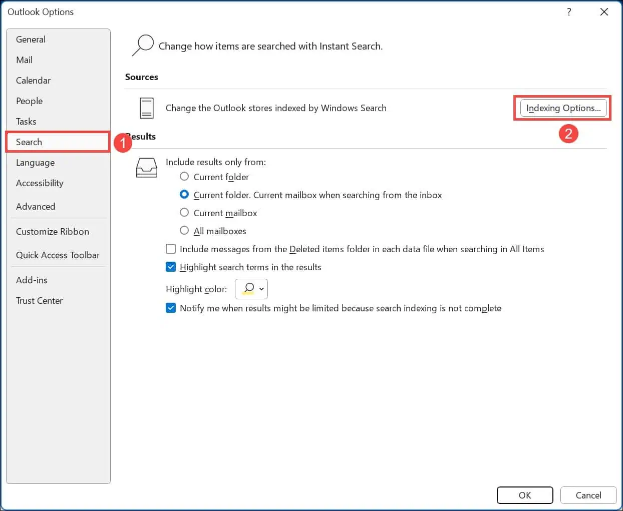 Indexing Options Outlook