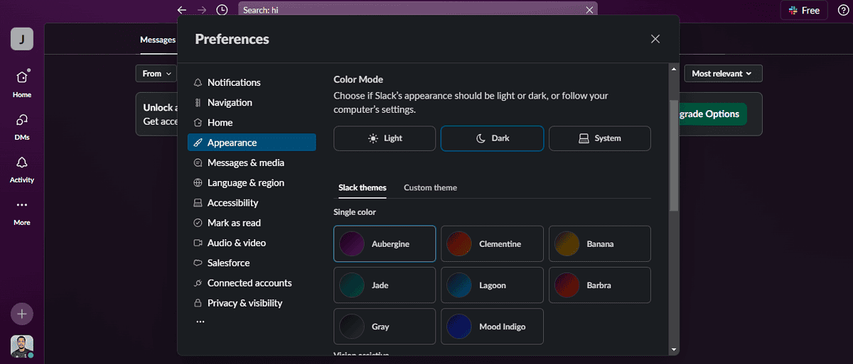 Slack Customization